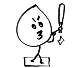 chobichan001(monochrome) sticker #10694932