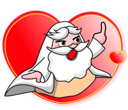 Matchmaker grandpa and Lucky star boy sticker #10695882