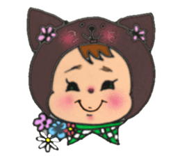 Black cat of Viola sticker #10696184