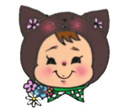 Black cat of Viola sticker #10696184