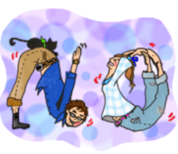 Black cat of Viola sticker #10696189