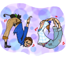 Black cat of Viola sticker #10696189