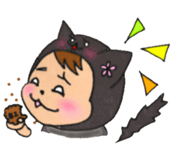 Black cat of Viola sticker #10696191