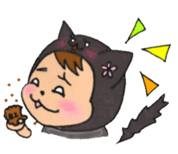 Black cat of Viola sticker #10696191