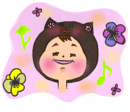 Black cat of Viola sticker #10696194