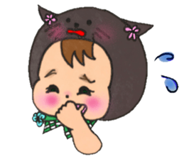 Black cat of Viola sticker #10696195