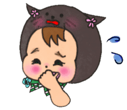 Black cat of Viola sticker #10696195