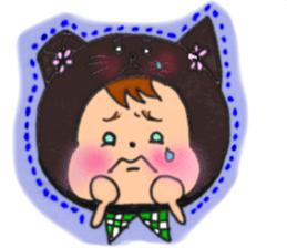 Black cat of Viola sticker #10696198