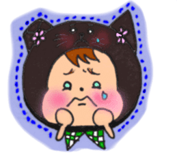 Black cat of Viola sticker #10696198