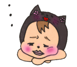 Black cat of Viola sticker #10696199