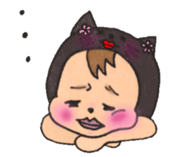 Black cat of Viola sticker #10696199