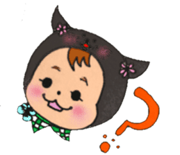 Black cat of Viola sticker #10696201