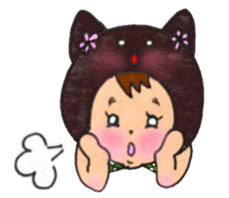 Black cat of Viola sticker #10696203