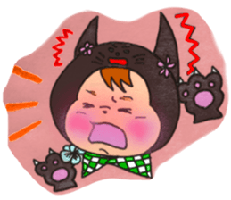 Black cat of Viola sticker #10696204