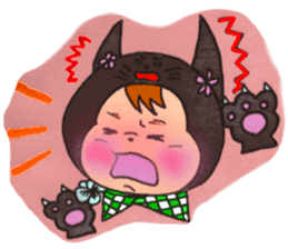 Black cat of Viola sticker #10696204