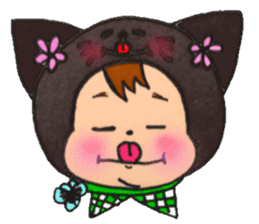 Black cat of Viola sticker #10696206