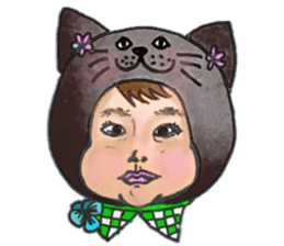 Black cat of Viola sticker #10696212