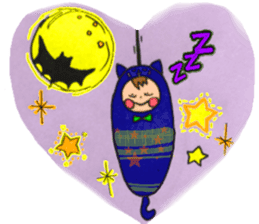 Black cat of Viola sticker #10696214