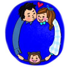 Black cat of Viola sticker #10696222