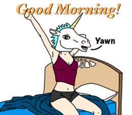 Sexy Unicorn & Friends sticker #10696625