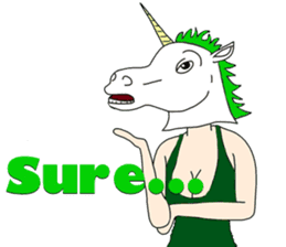 Sexy Unicorn & Friends sticker #10696630