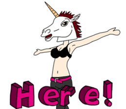 Sexy Unicorn & Friends sticker #10696635