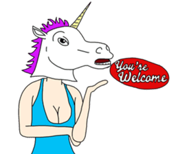 Sexy Unicorn & Friends sticker #10696637