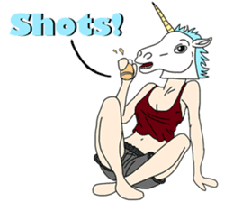 Sexy Unicorn & Friends sticker #10696642