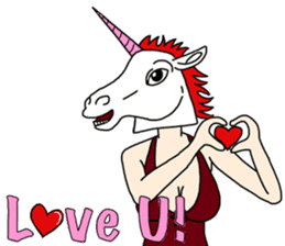 Sexy Unicorn & Friends sticker #10696643