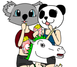 Sexy Unicorn & Friends sticker #10696644
