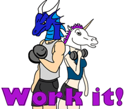 Sexy Unicorn & Friends sticker #10696645