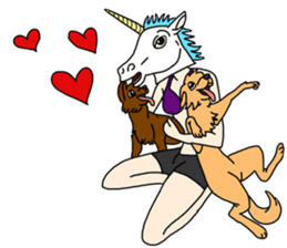 Sexy Unicorn & Friends sticker #10696646