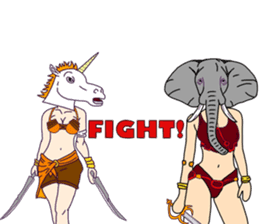 Sexy Unicorn & Friends sticker #10696650