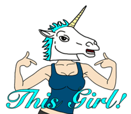 Sexy Unicorn & Friends sticker #10696654