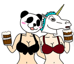 Sexy Unicorn & Friends sticker #10696658