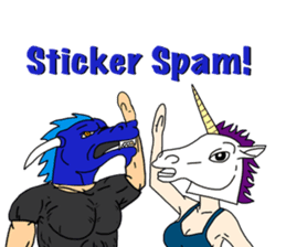 Sexy Unicorn & Friends sticker #10696661