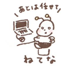 OTETSUDAI-MUSHI sticker #10696734