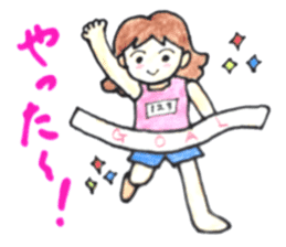 HONWAKA Track & Field sticker #10697398