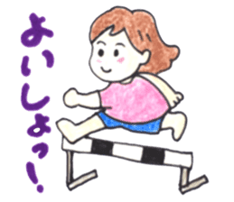 HONWAKA Track & Field sticker #10697417