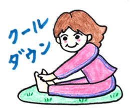 HONWAKA Track & Field sticker #10697421