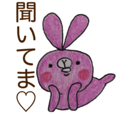 Dialect rabbit Kanazawa sticker #10697618