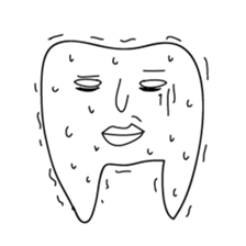 infinite tooth sticker #10697641