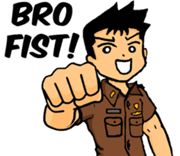 Praja the Browny Boy & Girl part 2 sticker #10697945