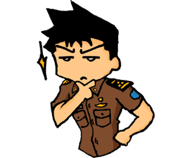 Praja the Browny Boy & Girl part 2 sticker #10697948