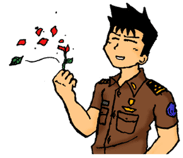 Praja the Browny Boy & Girl part 2 sticker #10697951