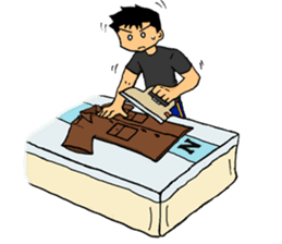 Praja the Browny Boy & Girl part 2 sticker #10697961