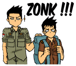 Praja the Browny Boy & Girl part 2 sticker #10697962