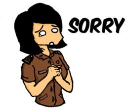 Praja the Browny Boy & Girl part 2 sticker #10697973