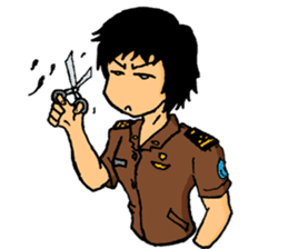 Praja the Browny Boy & Girl part 2 sticker #10697974