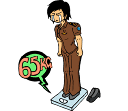 Praja the Browny Boy & Girl part 2 sticker #10697976